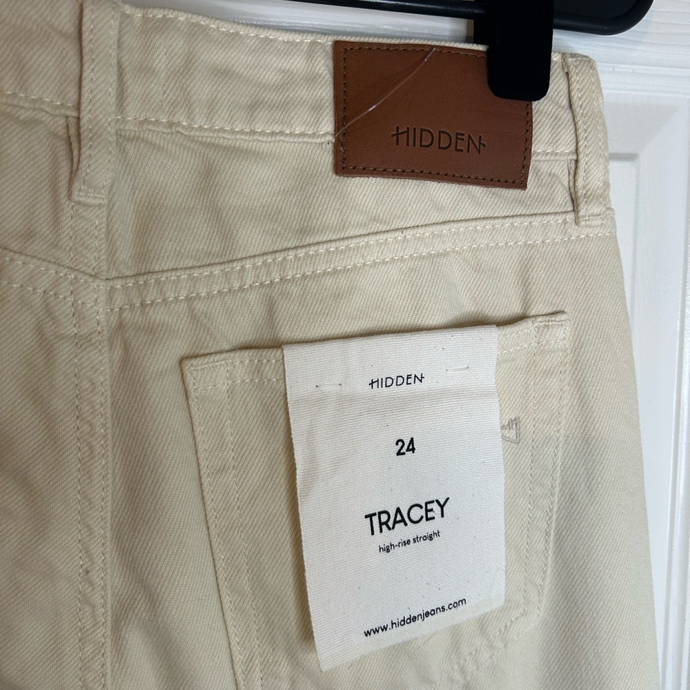 Hidden Los Angeles Tracey high rise straight Distressed Jeans - Picture 4 of 10